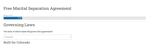 Colorado Separation Agreement