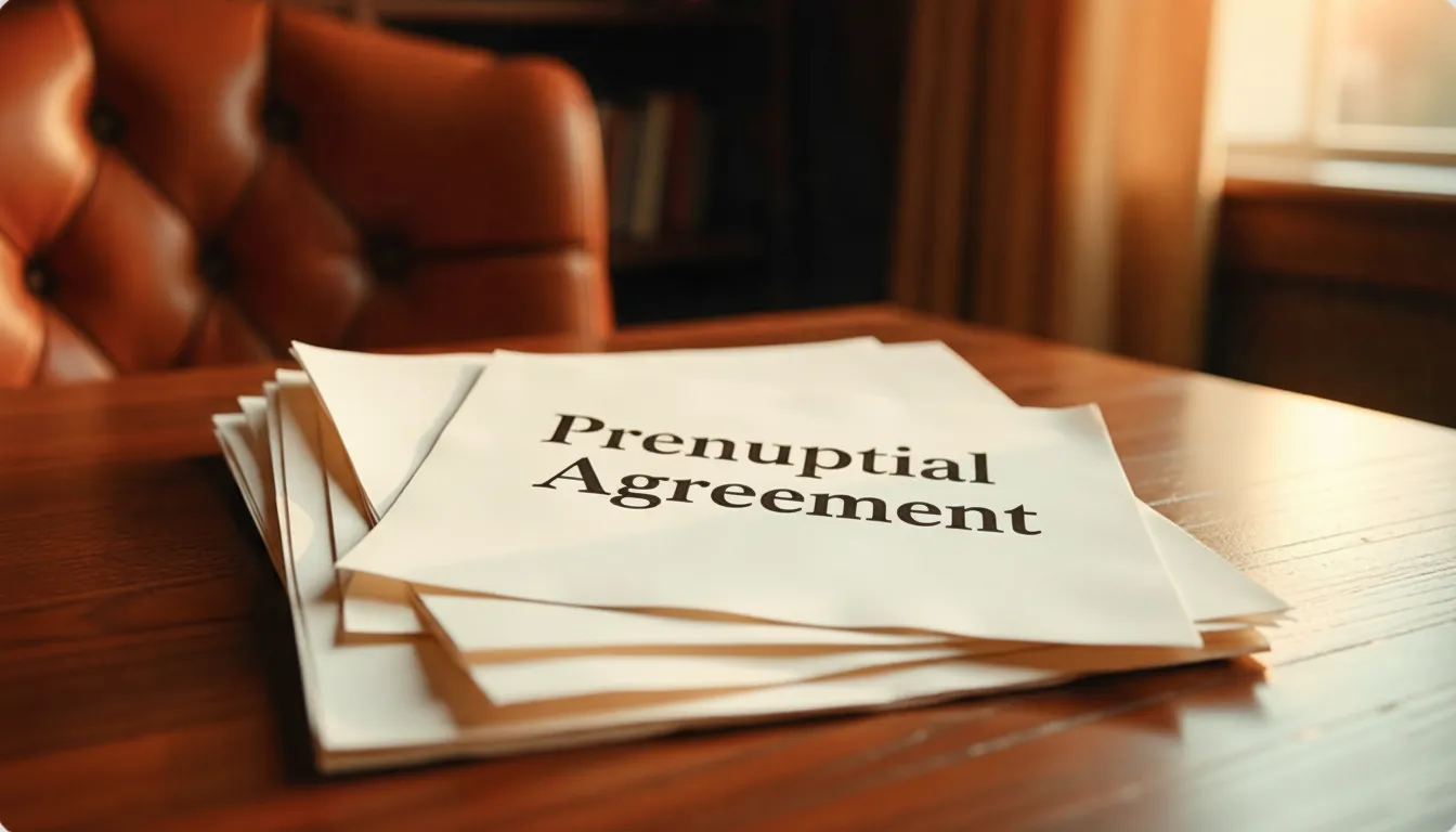 Prenuptial Agreement Document
